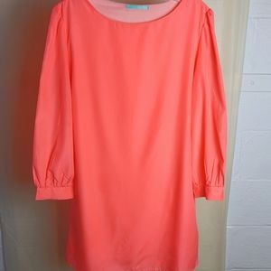Lulus Shift Dress Long Sleeve Size Medium